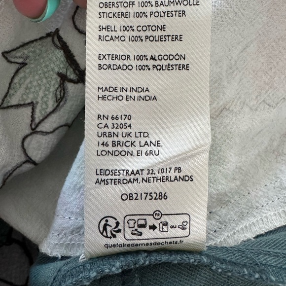 NWOT Women's Free People We The Free Kimono Floral Embroidered Top Size XS - Picture 7 of 7